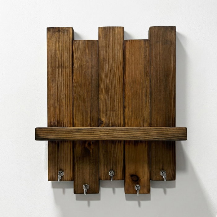 Hanah Home R-Raf304 Estantería Decorativa de Madera Maciza
